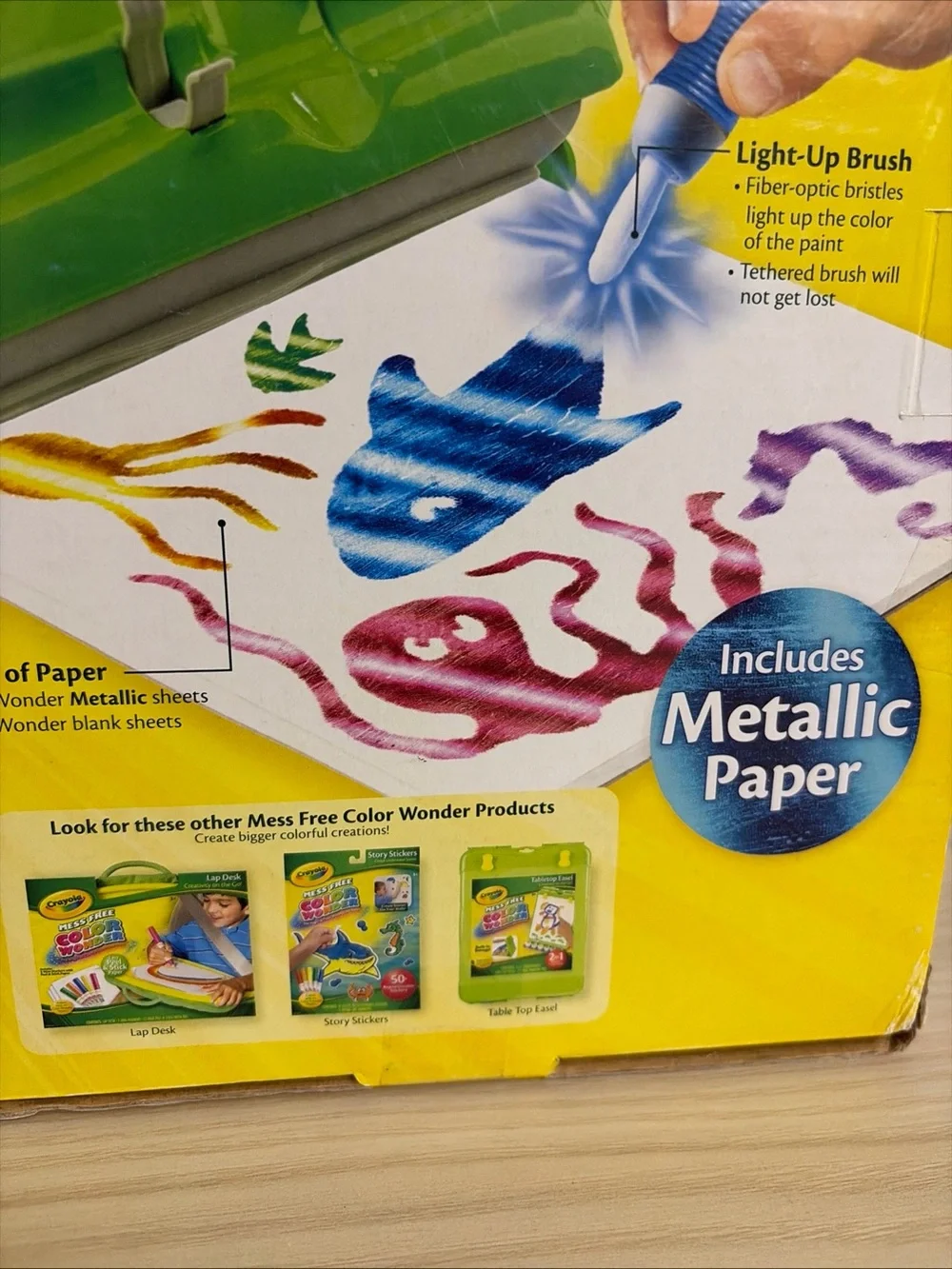 Crayola New!Mess Free Color Wonder Magic Light Brush - Green